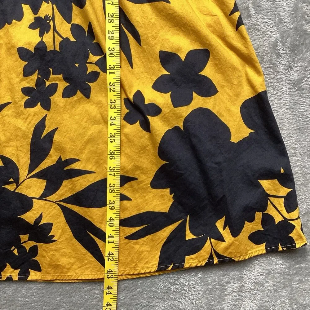 Who What Wear Dress Women's XS Midi Fit & Flare Floral Bell Sleeve Casual Summer - Picture 10 of 10